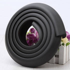 Захист на гострі краї меблів товщина 8 мм Чорна (00053)