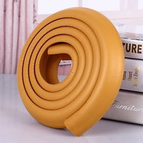 Захисна накладка на гострі краї меблів товщина 12 мм Світло-коричнева (00060)