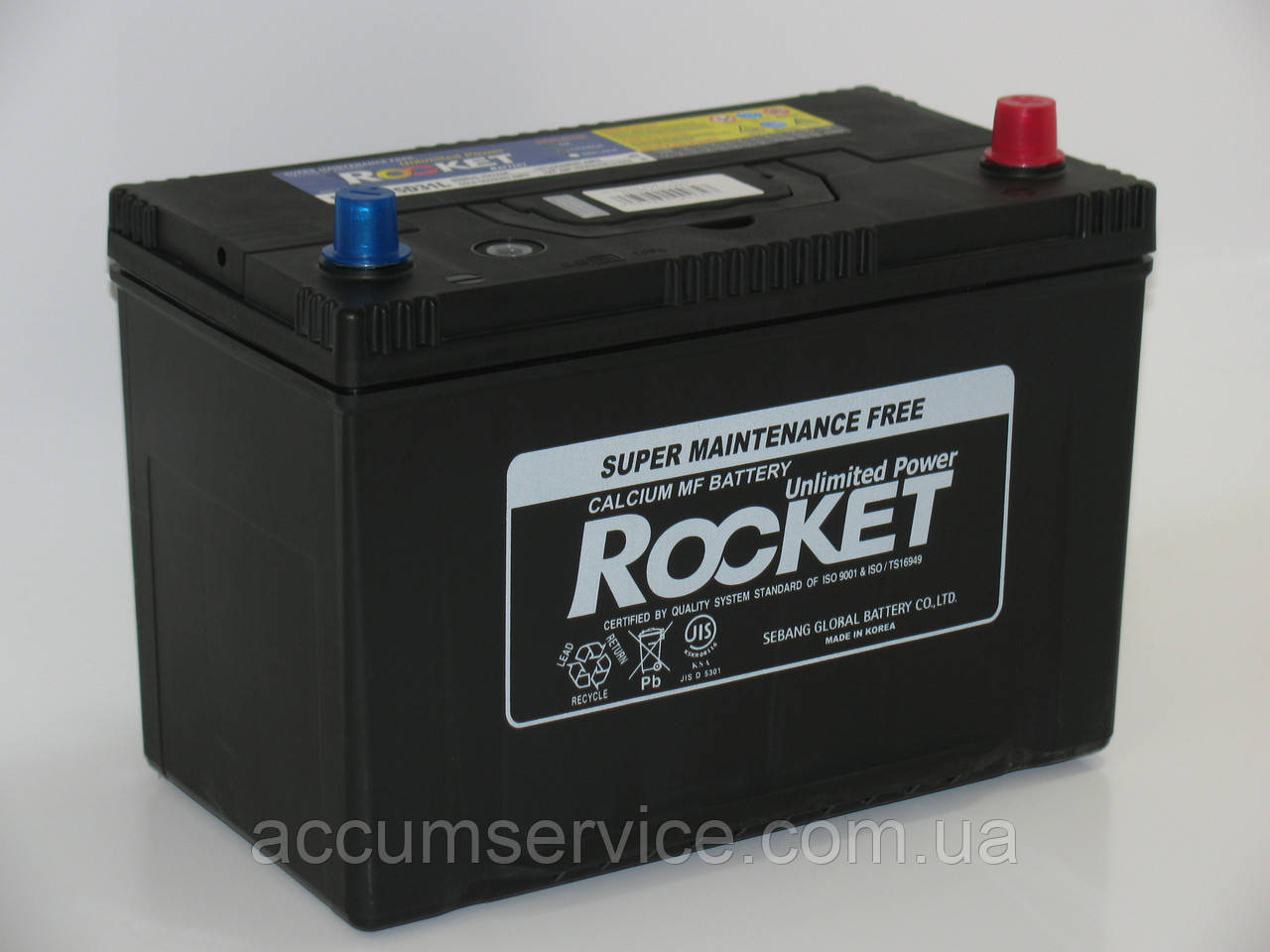 Акумулятор Rocket SMF 125D31L 6ст-100 Азія Евро