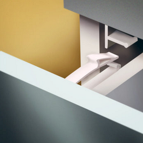 Внутрішній, прихований замок для ящиків 4 штуки (00031)