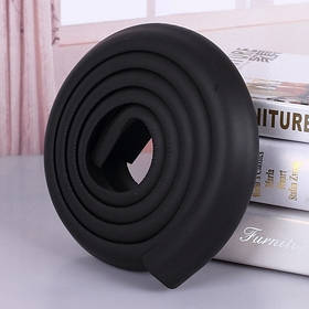 Захисна стрічка на гострі кути товщина 12 мм Чорна (00061)