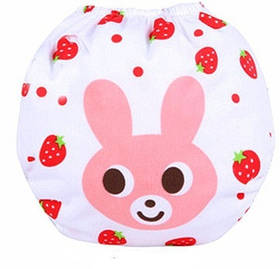 Багаторазовий підгузник з флісовою кишенею "Зайчик" вага до 13 кг 30136