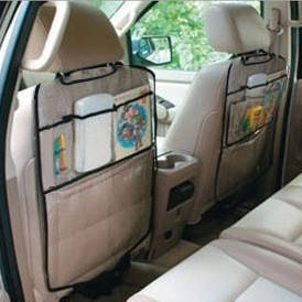 Захисний чохол на спинку переднього сидіння з кишенями Розмір 65*45 см (13028)