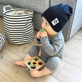 Наколінники для повзання . Колір сірий. (70146)