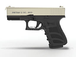 Пістолет стартовий Retay G 19C, 9мм. Колір - Satin