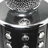   MP3 Колонка мікрофон-караоке WS-858 Bluetooth , фото 2