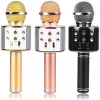MP3 Колонка мікрофон-караоке WS-858 Bluetooth