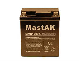 Акумулятор для мотоцикла MMB1207A MastAK 12V 7Ah