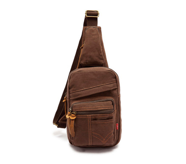 Рюкзак на одно плечо Augur | коричневый