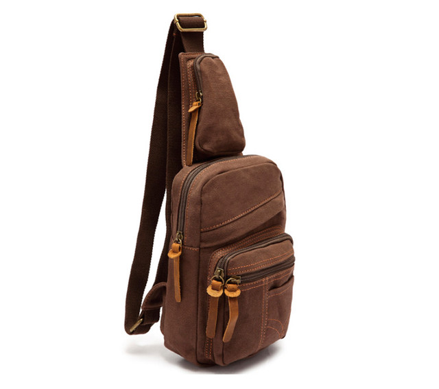 Рюкзак на одно плечо Augur | коричневый