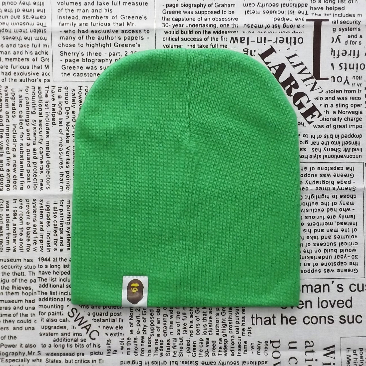 Демісезонна шапка трикотажна Варе зелений, фото 1