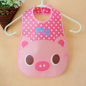 Слинявчик фартух з ковшем для їжі "Свинка" (20140)