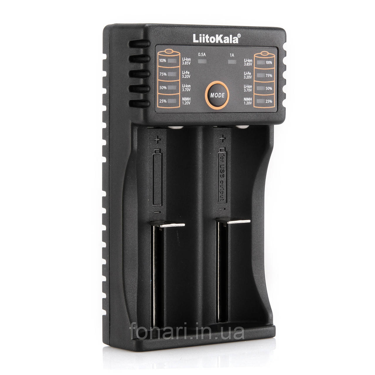 LiitoKala Lii-202 - Універсальний зарядний пристрій для Li-ion/LiFePO4/IMR/Ni-Mh/Ni-Cd + Power Bank - фото 2 - id-p520182127