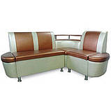 Кухонний кут Консул (FM/ФМ) 1750х1300х600 h800 (2кат) розкладний, фото 2