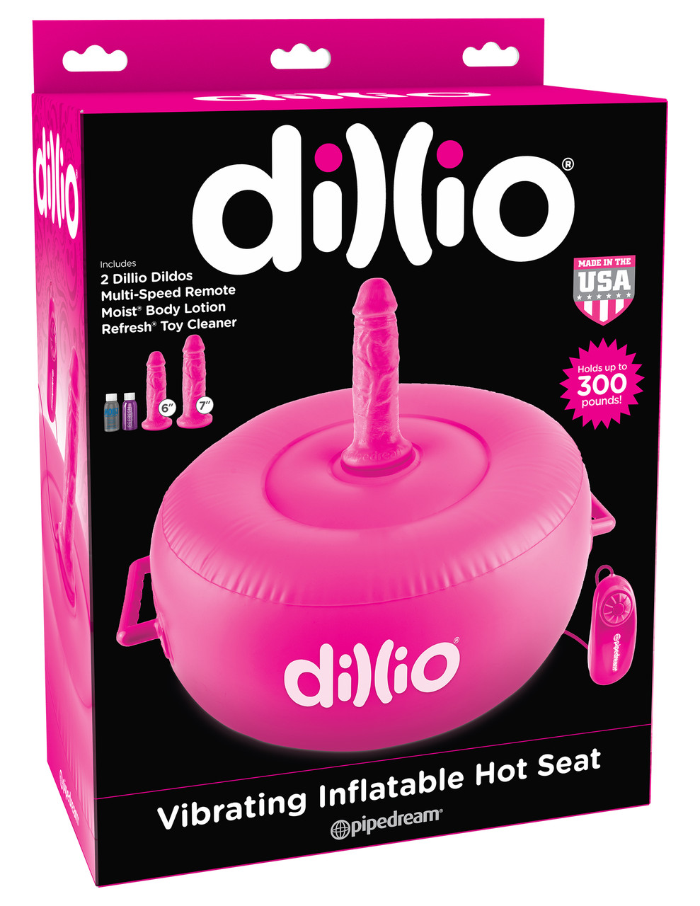 Секс пуф Dillio Vibrating Inflatable Hot Seat