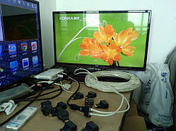 HDMI Екстендер люкс RJ45 удлиннитель до 30 метрів вита пара подовжувач