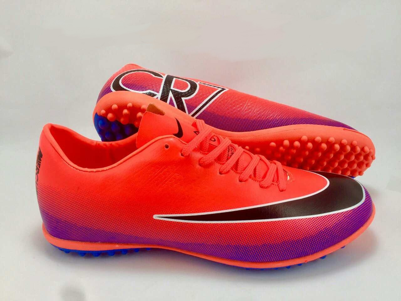 Футбольні стоноги Nike Mercurial Victory CR7 TF Hyper Punch/Black/Pink