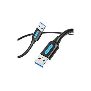 Дата кабель USB 3.0 AM/AM 3.0m black Vention (CONBI) — Новый