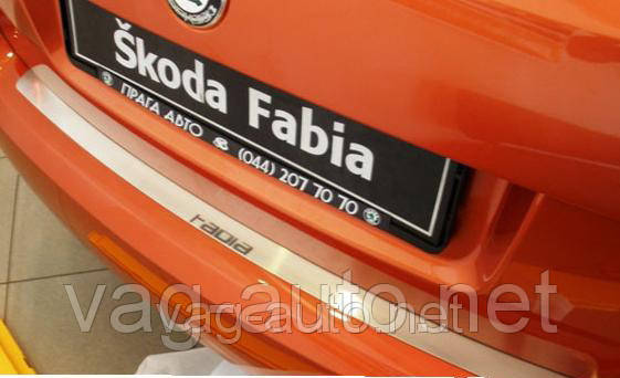 Захисна Накладка на задній бампер Fabia 2007>>