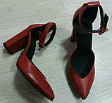 Mante! Гарні жіночі замшеві босоніжки туфлі весна літо осінь чорні класичні модельні туфлі, фото 9