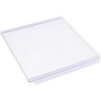 Полиця морозильної камери для холодильника Gorenje 889059 300x338.5x3mm (скляна, з обрамленням)