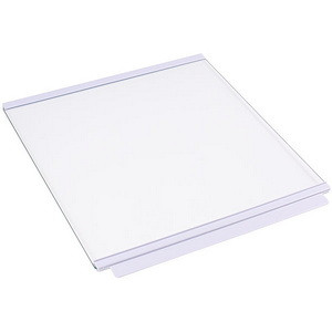 Полиця морозильної камери для холодильника Gorenje 889059 300x338.5x3mm (скляна з обрамленням), фото 1