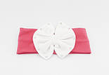 Оптом пов'язки дитячі 48-54 розмір пов'язка дитячої головний убір для дівчинки маліна (К15), фото 2
