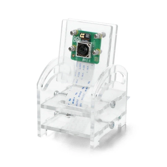 Тримач для камери Raspberry Pi V3 - прозорий, фото 1