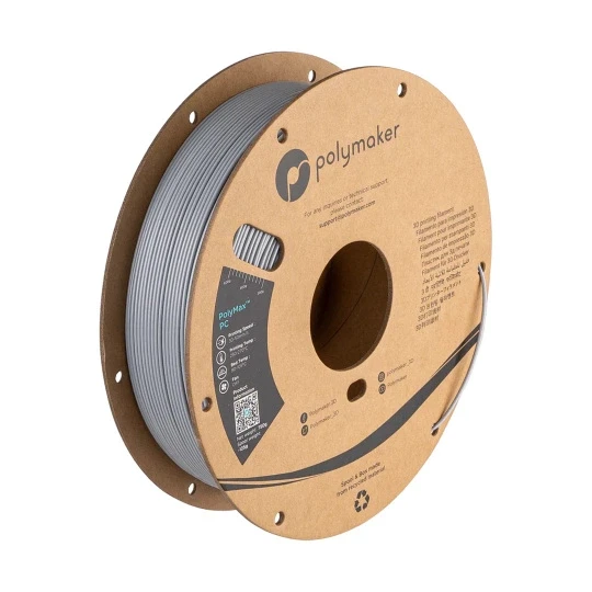 Нить Polymaker PolyMax PC 1,75мм 0,75кг - Серая, фото 1