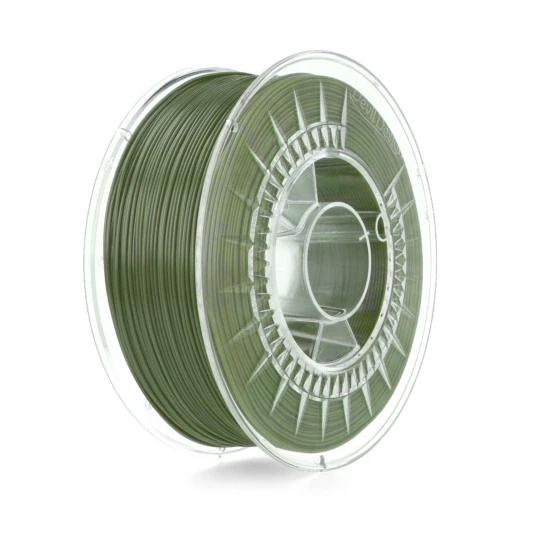 Нитка Devil Design PLA 1,75 мм 1 кг - оливково-зелена, фото 1