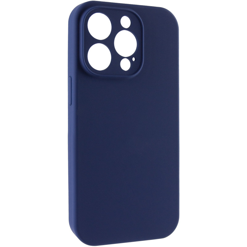 Чохол Silk Full Camera Protective (AA) NO LOGO для Apple iPhone 14 Pro Max (6.7") Синій / Deep navy, фото 1