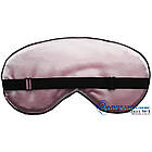 Шовкова маска для сну Silenta Silk (маска з шовку), рожевий + ПОДАРУНОК., фото 2