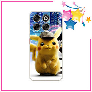 Чехол Пикачу город для ЗТЕ Нубия В70 / Чехол Pikachu city на ZTE Nubia V70