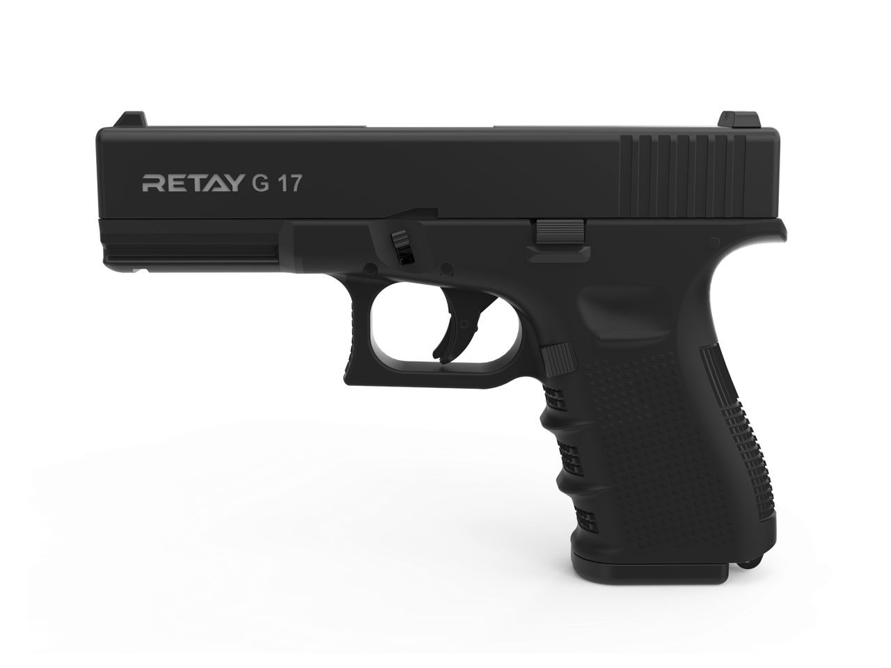 Пістолет стартовий Retay G 17, 9мм. Колір - Black, фото 1