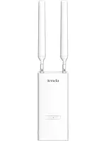 Уличная Wi-Fi точка доступа Tenda OAP1200 / AC1200 / 2.4&5GHz / MU-MIMO / 1xGLAN / IP65 / до 200м / Белая Уценка