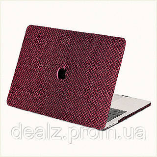 Кейс для Макбука Про 13.3 красный тканевый HardShell Textile AE2385E199