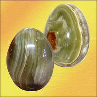 Яйцо натуральный камень, оникс, 5х7 см, Пасхальные подарки и украшения, Днепропетровск