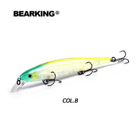 

Воблер BearKing Mag Squad 115 цвет B Blue Head, Синий