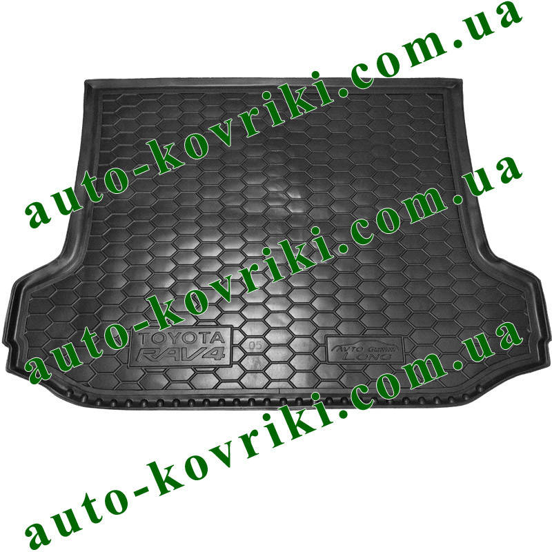 

Коврик багажника резиновый Toyota RAV4 2005-2016 Long (Араб.) (Avto-Gumm), Черный