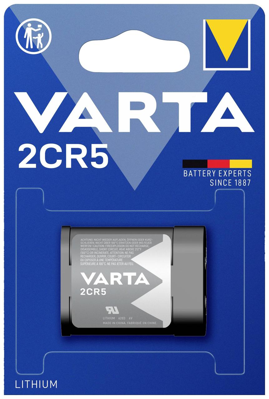 Акумулятор для камери 2CR5 Varta 6203301401 1400 мАг 6 В 1 шт.