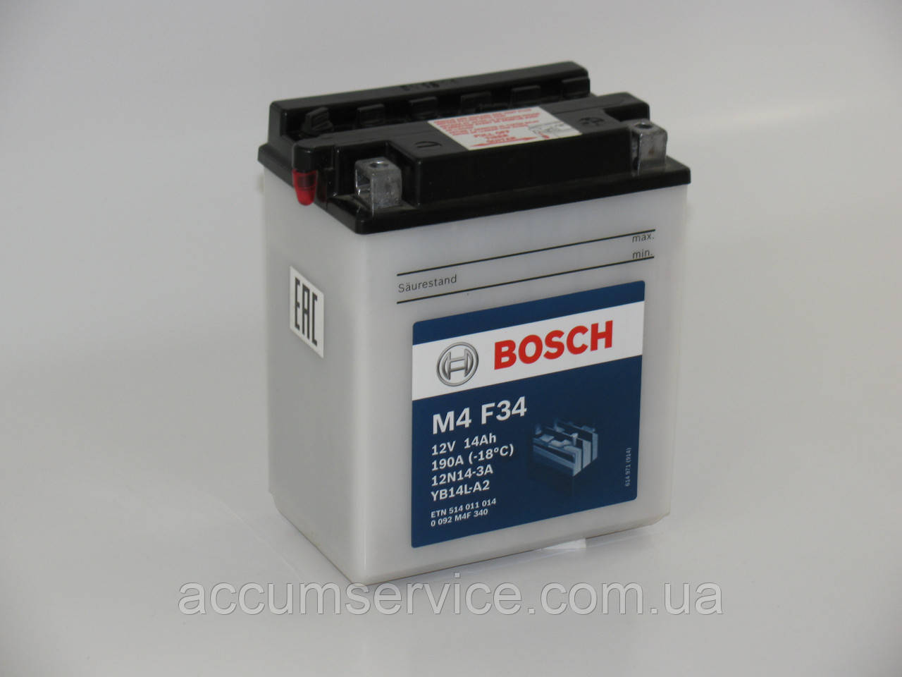 Акумулятор Bosch 0 092 M4F 340