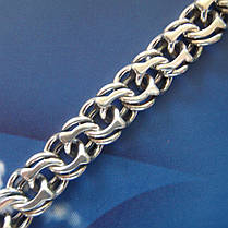 Срібний браслет Бісмарк, 215мм, 14 грамів, фото 5