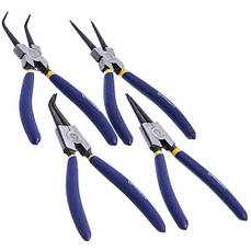 Набір щипців для зняття стопорних кілець СТАНДАРТ SCP0407 4ед.