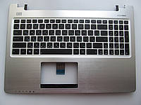 Клавиатура для ноутбуков Asus K56CA (S56CA), K56CM (S56CM, R505CM), K56CB черная RU/US в сборе: черная крышка,