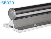 Вали на опорі SBR20 (SA20)