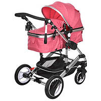 Детская коляска-трансформер Bambi Розовая (535-Q3-PINK)