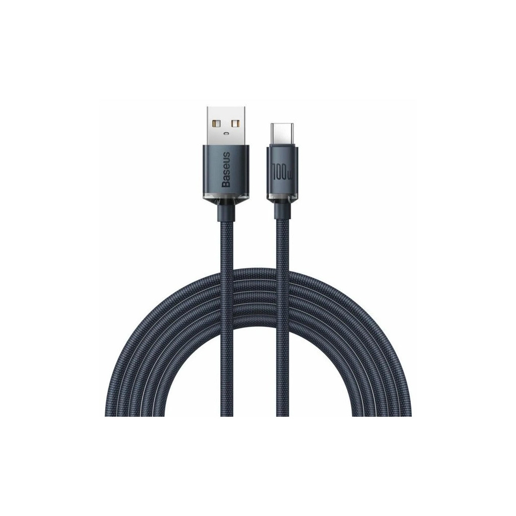 Дата кабель USB 2.0 AM to USB-C 2.0m 100W black Baseus (CAJY000501) (b798521), фото 1
