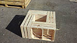 Ящик дерев'яний із перегородкою 50×35×20 см, фото 4