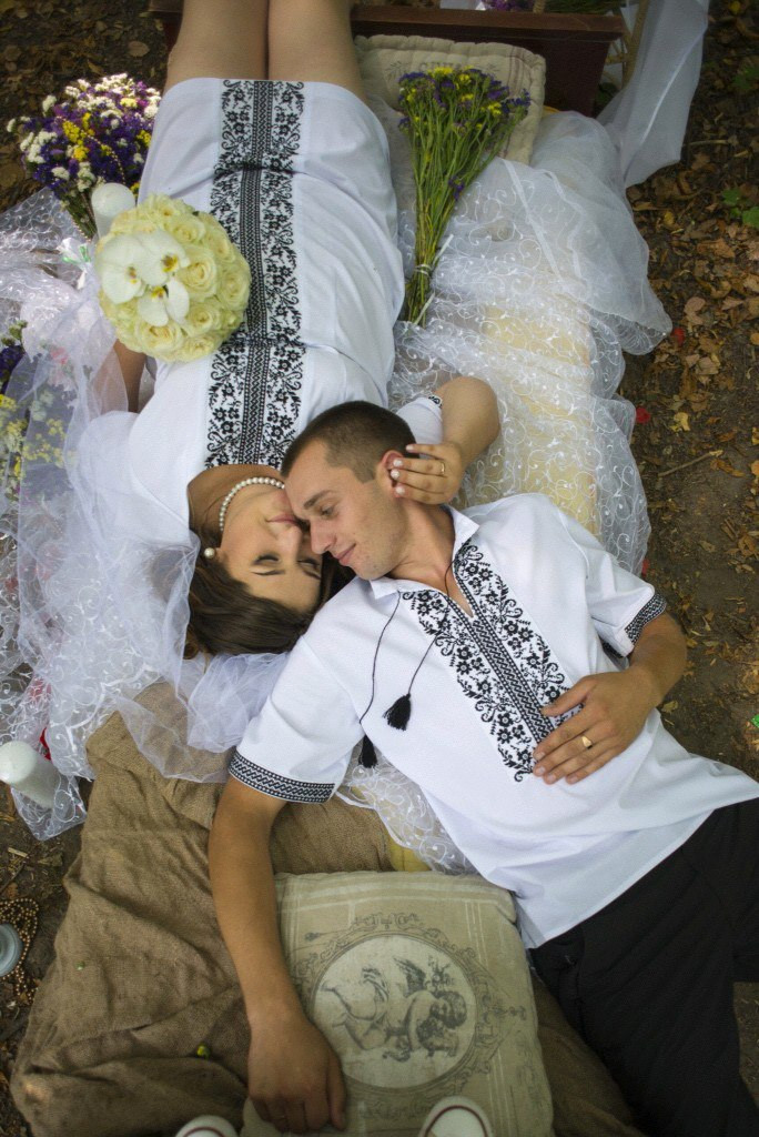 Парні вишиванки.Жіноча сукня + сорочка чоловіча МВ-65пс