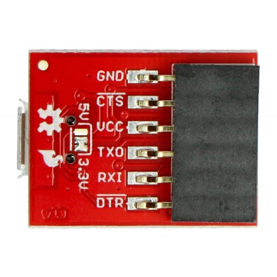 Serial Basic - USB-UART преобразователь CH340G - разъем microUSB - SparkFun DEV-14050, фото 1